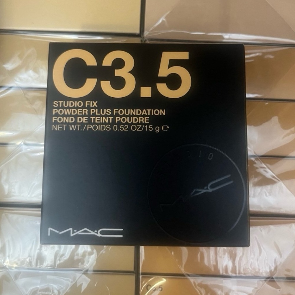 New MAC C3.5 Cosmetics Studio Fix Powder Plus Foundation old version